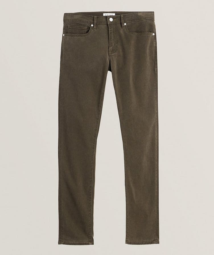 L'Homme Stretch-Lyocell Blend Twill Jeans image 0