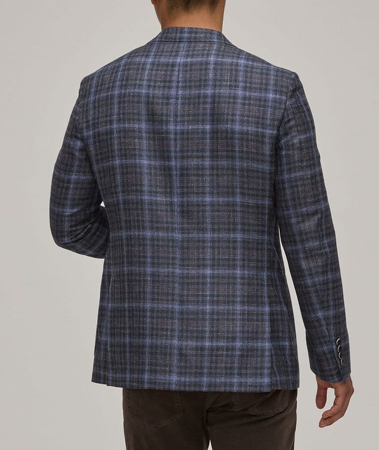 Plaid Wool-Blend Sport Jacket image 2