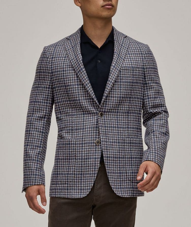 Check Cashmere-Blend Sport Jacket image 1