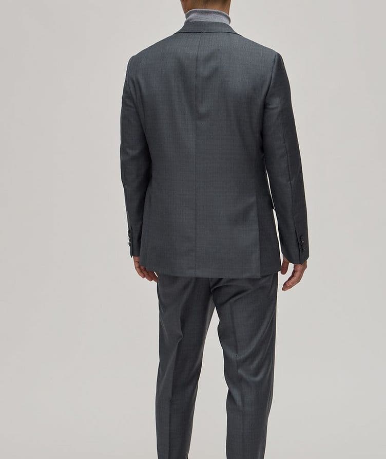 Tonal Plaid Wool Suit image 2