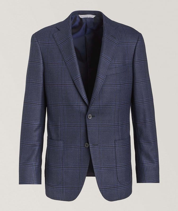 Tonal Plaid Wool Sport Jacket image 0