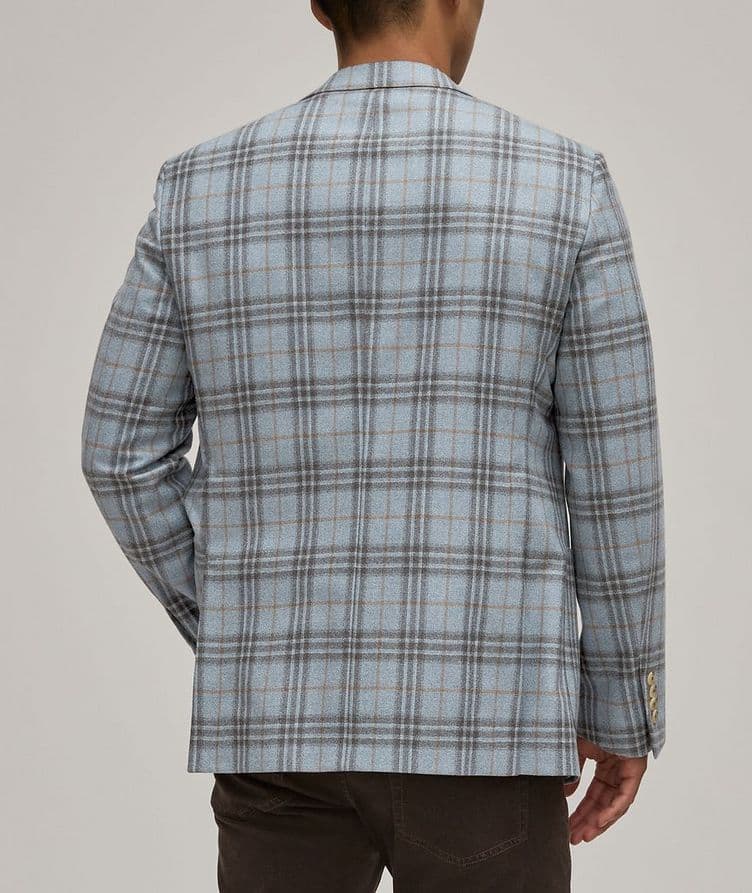 Tobacco Plaid Wool Sport Jacket image 2