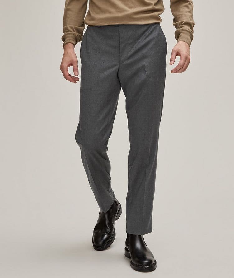 Stretch-Wool Dress Pants image 1