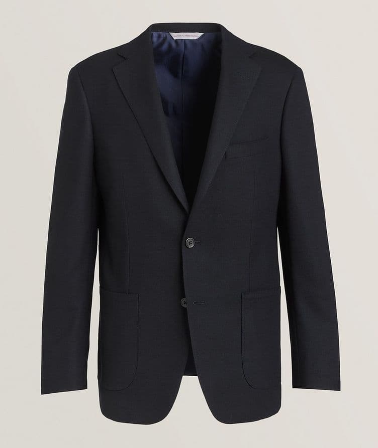 Hopsack Stretch-Wool Sport Jacket image 0