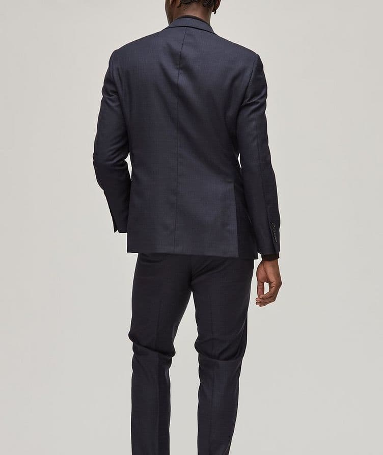 Textured Mini Check Stretch-Wool Suit image 2