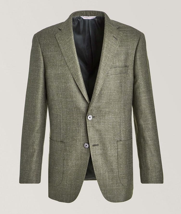 Wool-Blend Textured Sport Jacket image 0