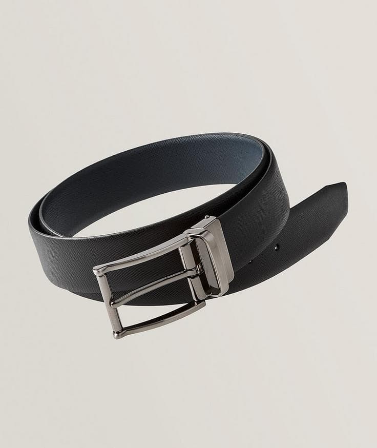 Harold Ceinture réversible en cuir Saffiano