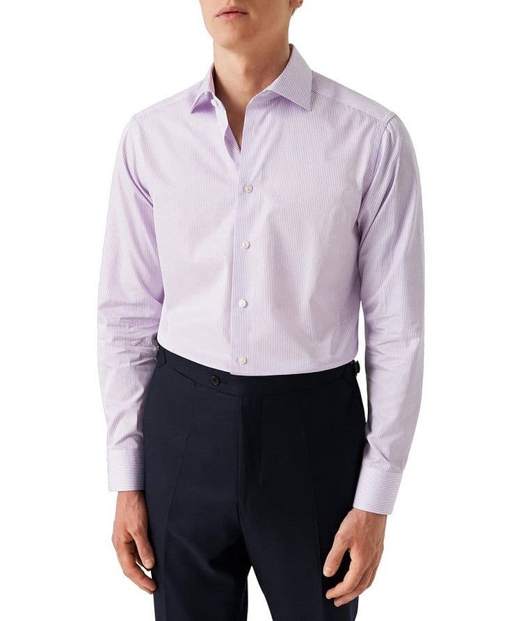 Striped Elevated Twill Shirt image 1