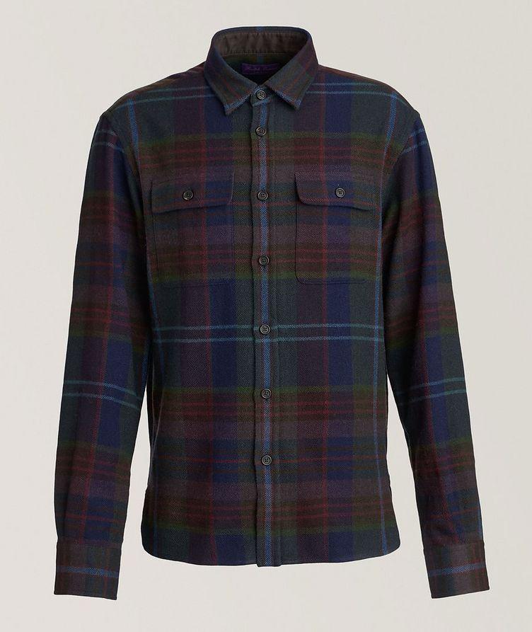 Glen Check Wool Shirt image 0