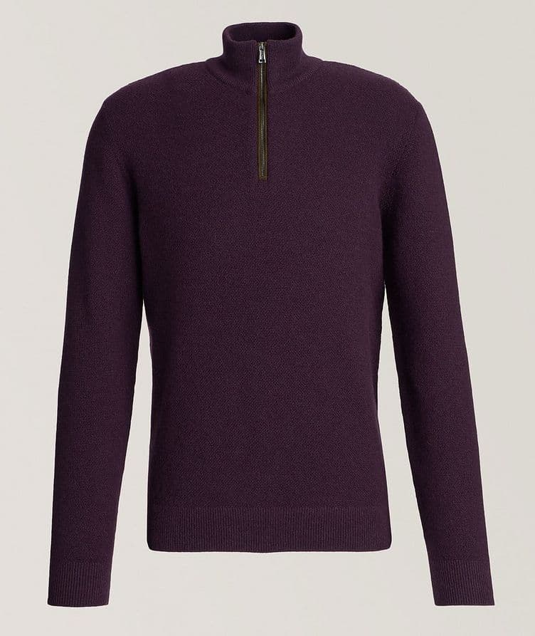 Cashmere Half-Zip Sweater image 0