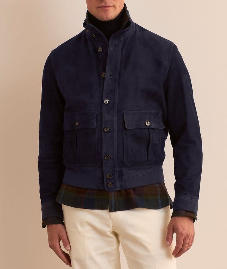 Blouson en suède d’agneau image 1