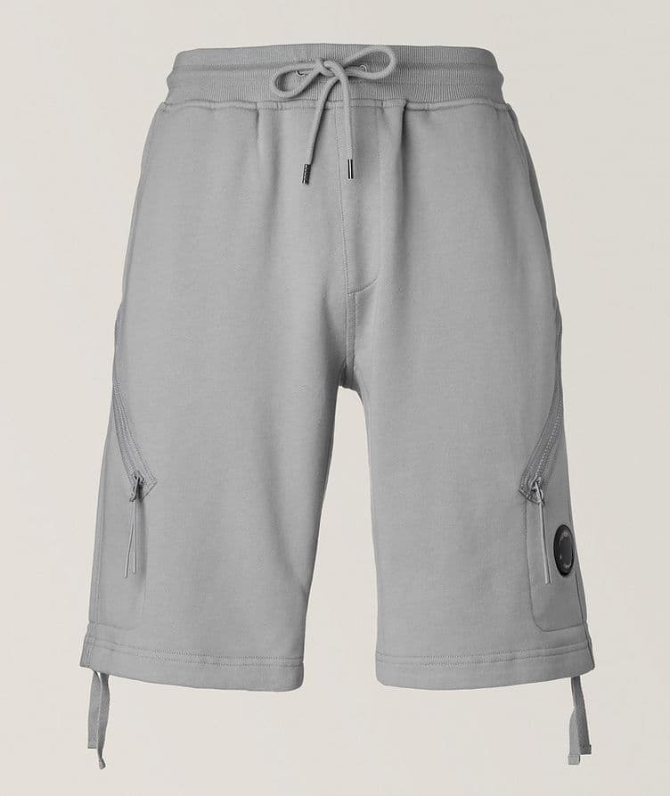 Diagonal Raised Fleece Shorts  image 0