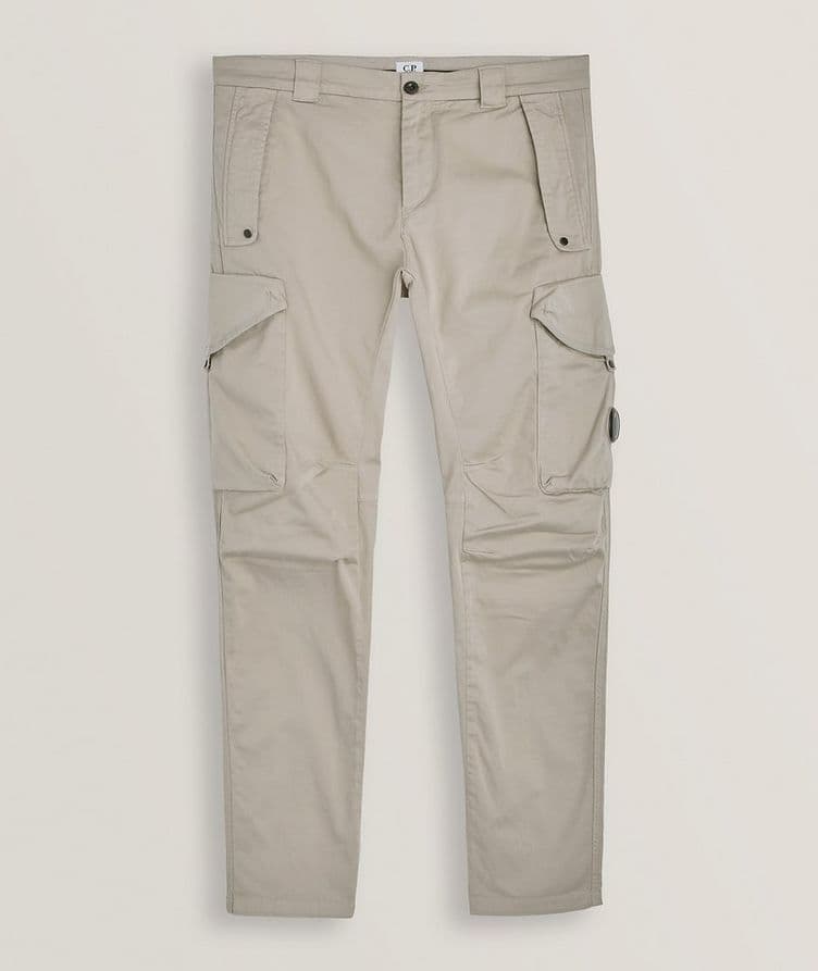 Stretch-Cotton Lens Utility Pants image 0