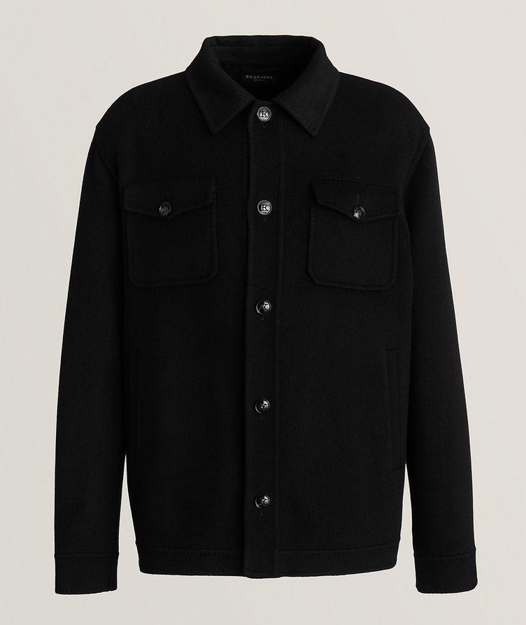 Cashmere Trucker Bomber Jacket image 0