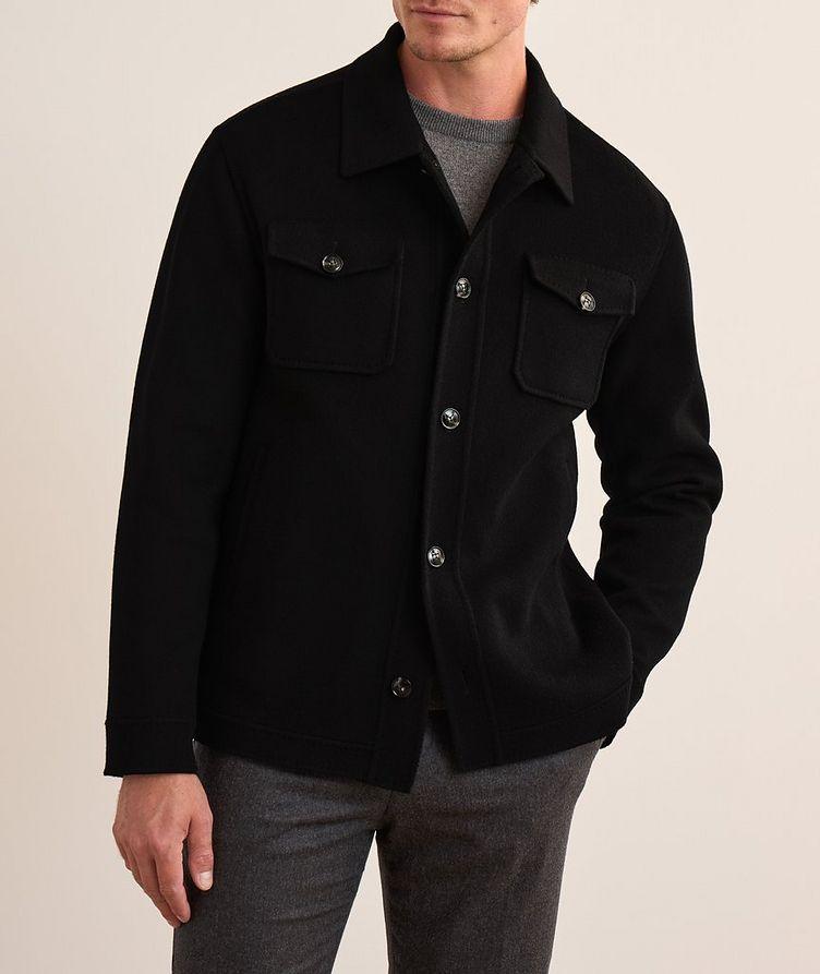 Cashmere Trucker Bomber Jacket image 1