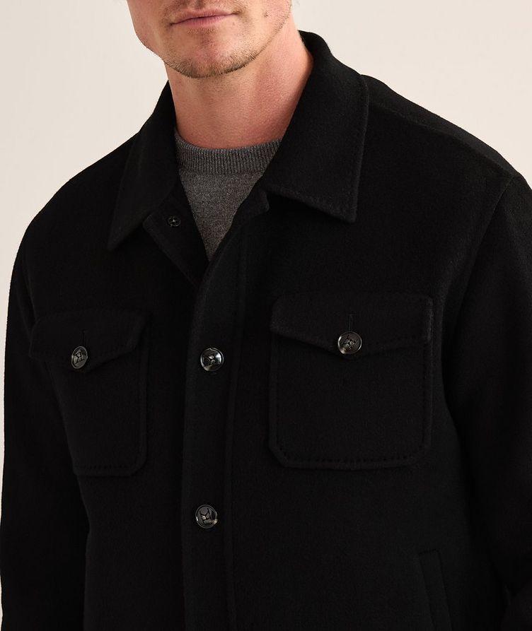 Cashmere Trucker Bomber Jacket image 3