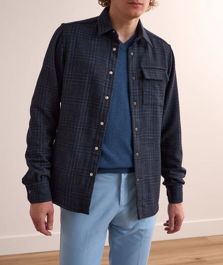 Plaid Flannel Overshirt  image 1