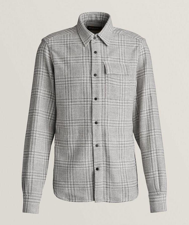 Plaid Virgin Wool-Blend Overshirt  image 0