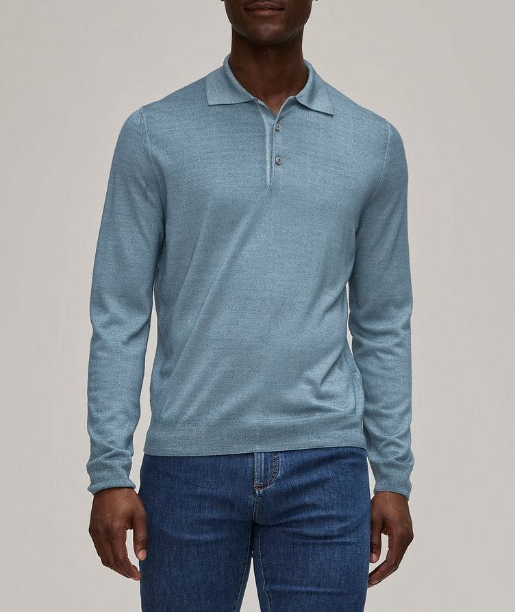 Wool-Silk Knitted Polo image 1