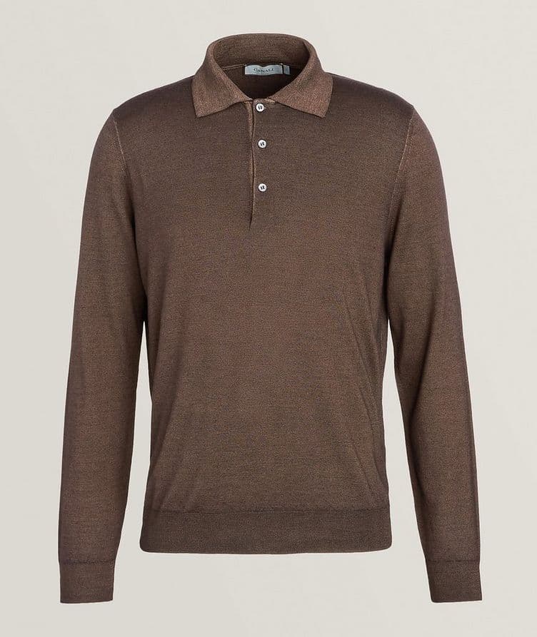 Wool-Silk Knitted Polo image 0