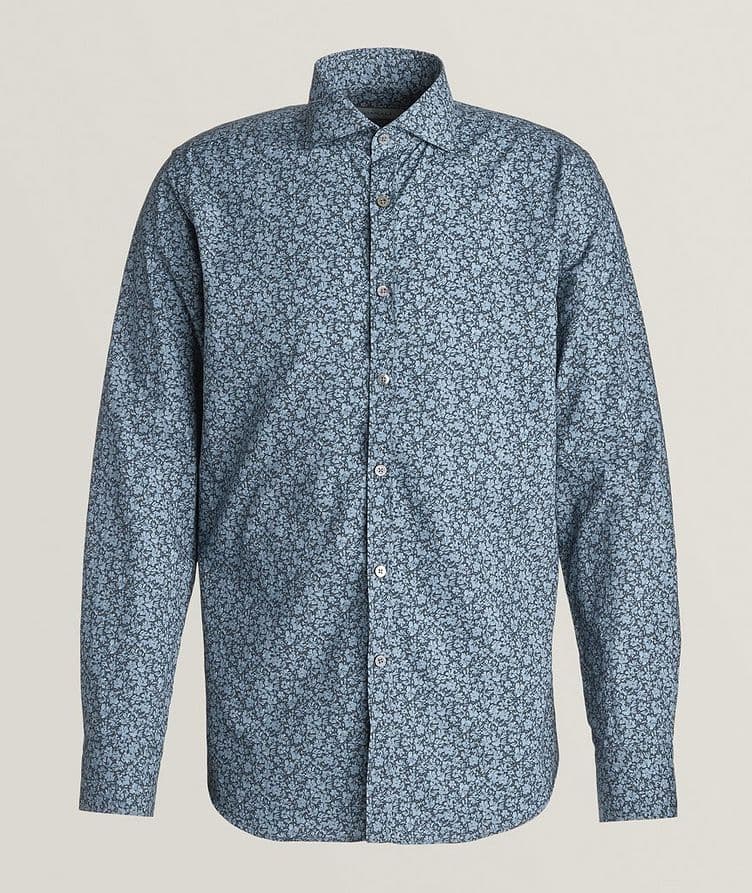 Floral Denim Effect Shirt  image 0