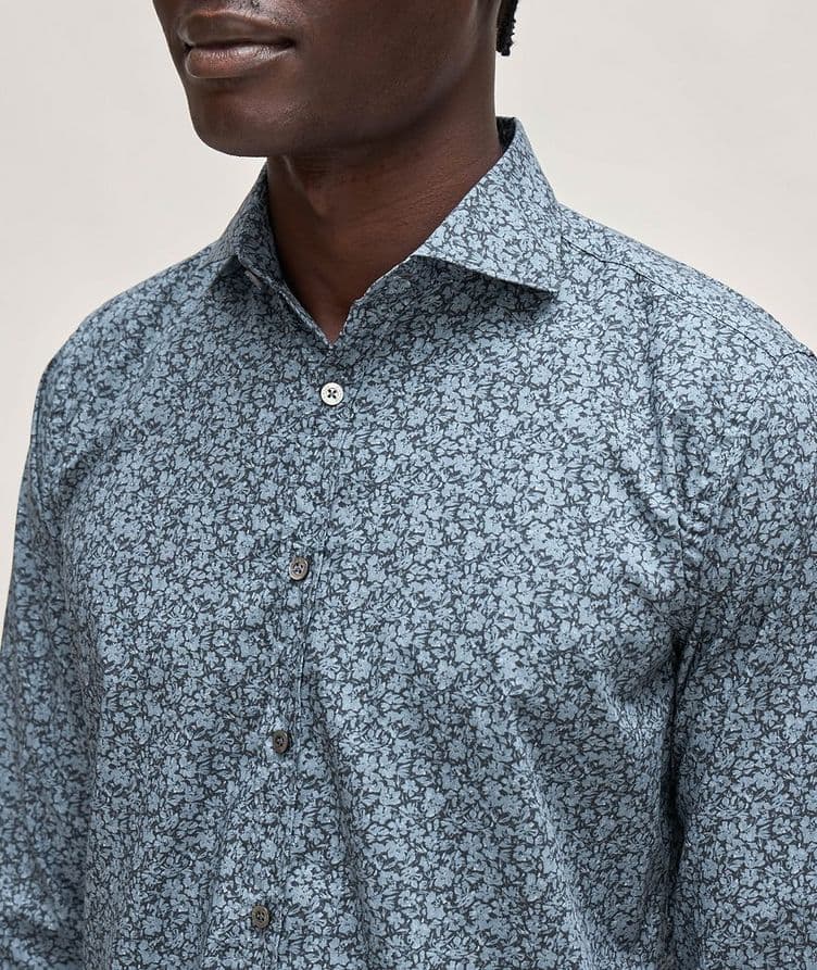 Floral Denim Effect Shirt  image 3