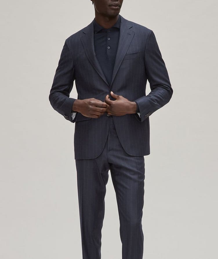 Kei Chalkstripe Stretch-Wool Suit  image 1