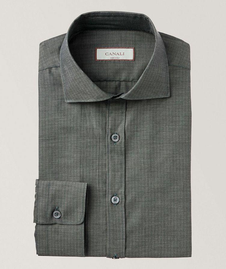 Herringbone Cotton Sport Shirt  image 0