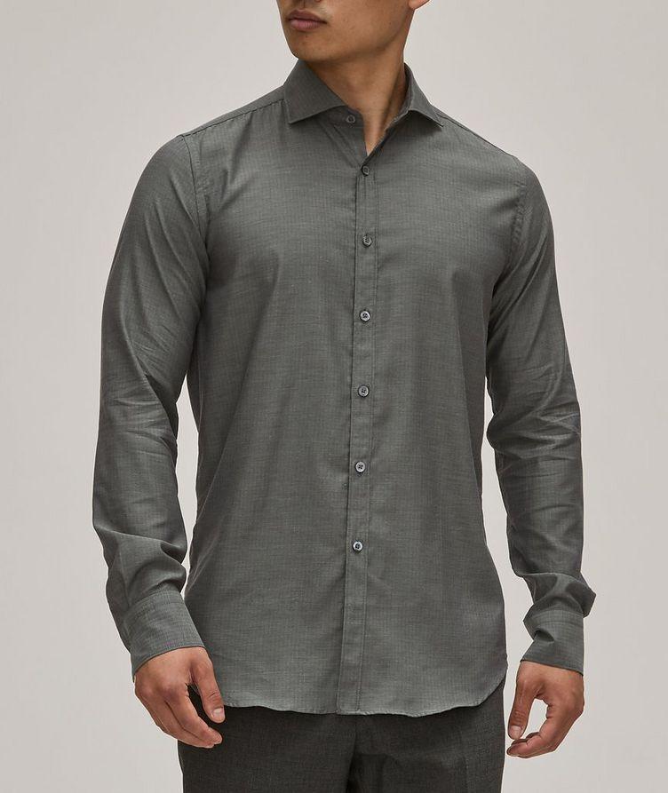 Herringbone Cotton Sport Shirt  image 1