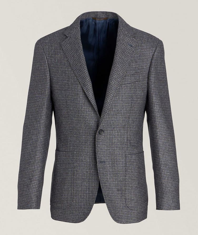  Kei Houndstooth Wool Sport Jacket image 0