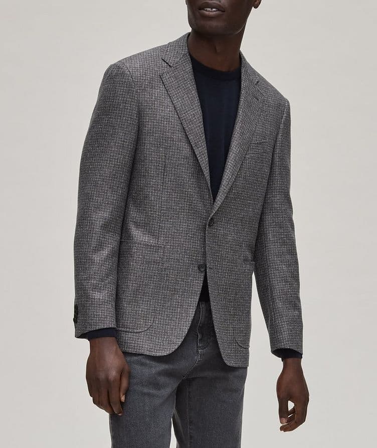  Kei Houndstooth Wool Sport Jacket image 1