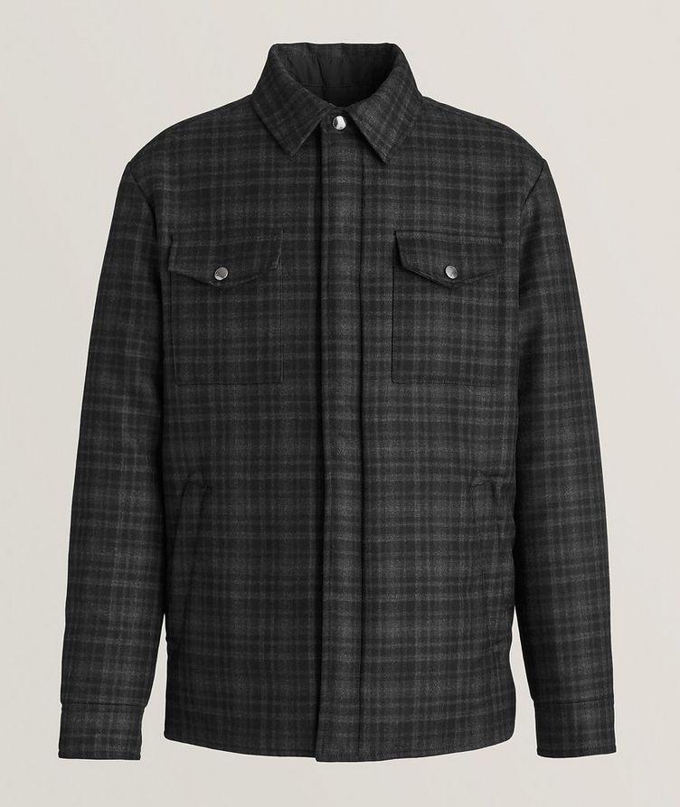 Plaid Padded Overshirt  image 0