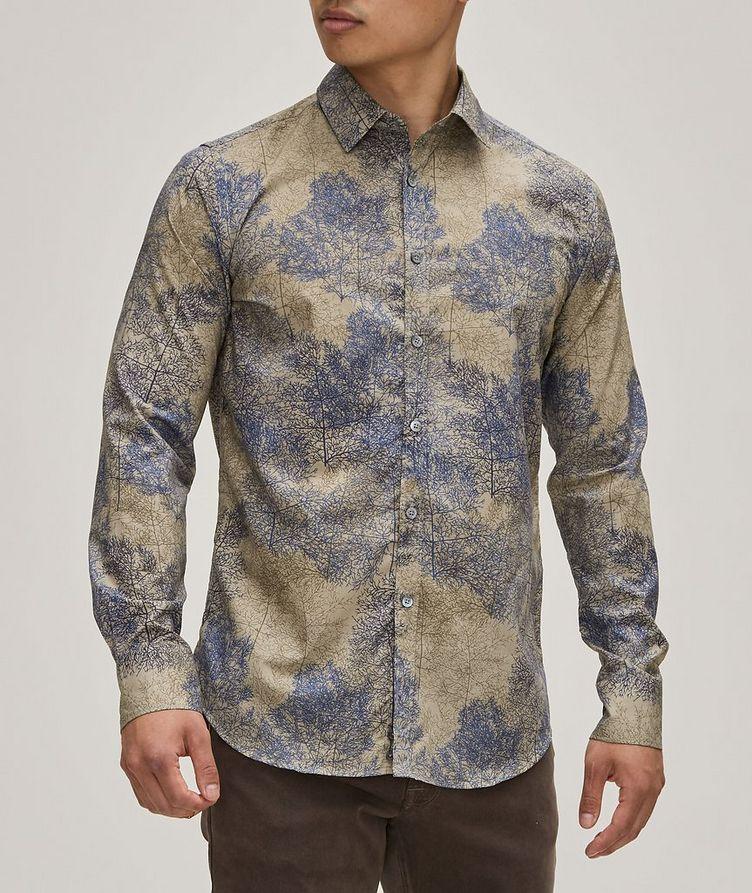 Chemise décontractée en coton et en lyocell à motif image 1