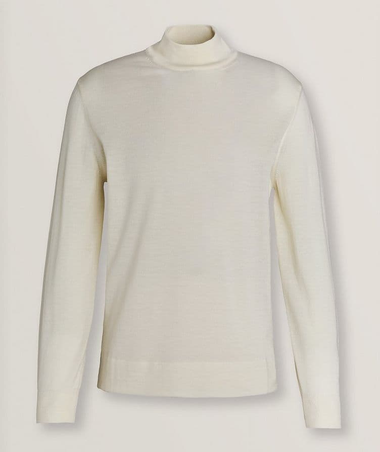 Merino Wool Mock Neck Sweater image 0