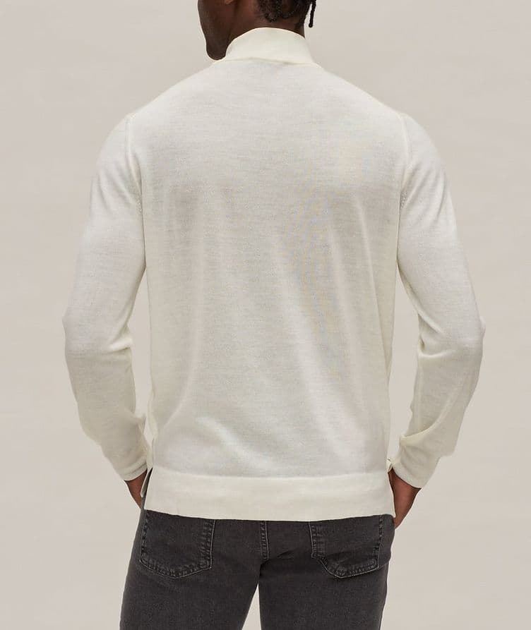 Merino Wool Mock Neck Sweater image 2