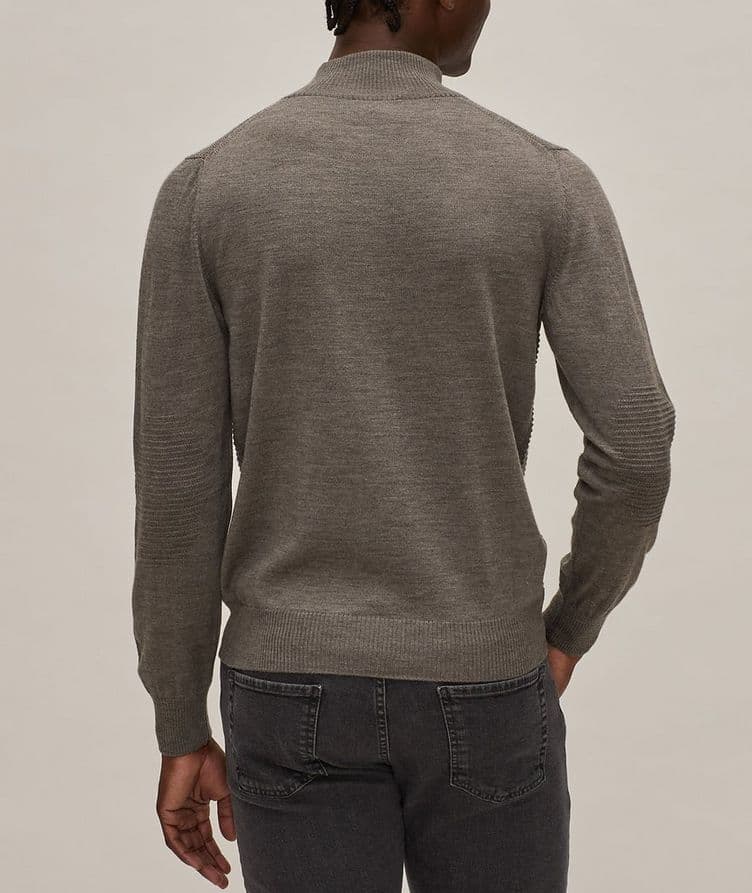 Merino Wool Half-Zip Sweater image 2