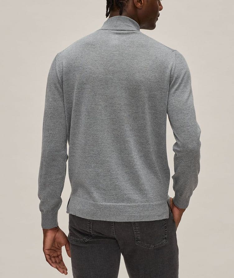 Extrafine Merino Wool Mock Neck Sweater image 2