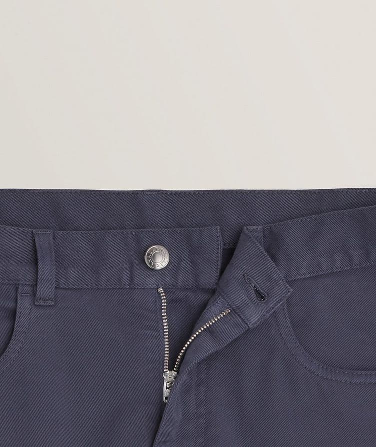 Stretch-Cotton Five Pocket Twill Pants image 3