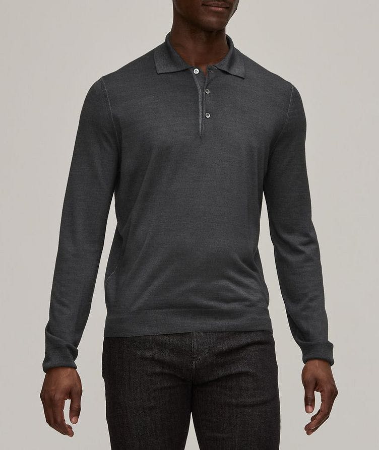 Wool-Silk Knitted Polo image 1