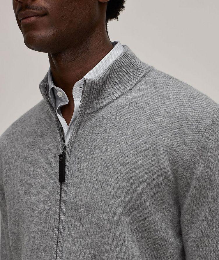 Wool-Cashmere Full-Zip Sweater image 3