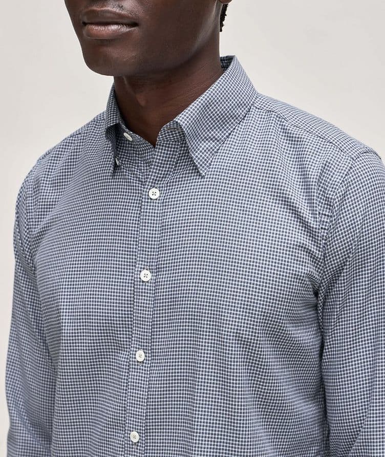 Miniature Check Cotton Shirt  image 3