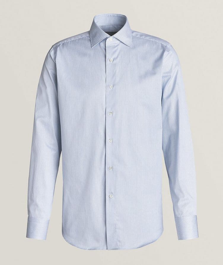 Impeccable Pinstripe Cotton Shirt  image 0