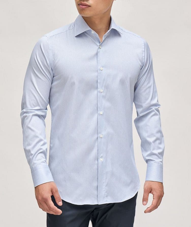 Impeccable Pinstripe Cotton Shirt  image 1