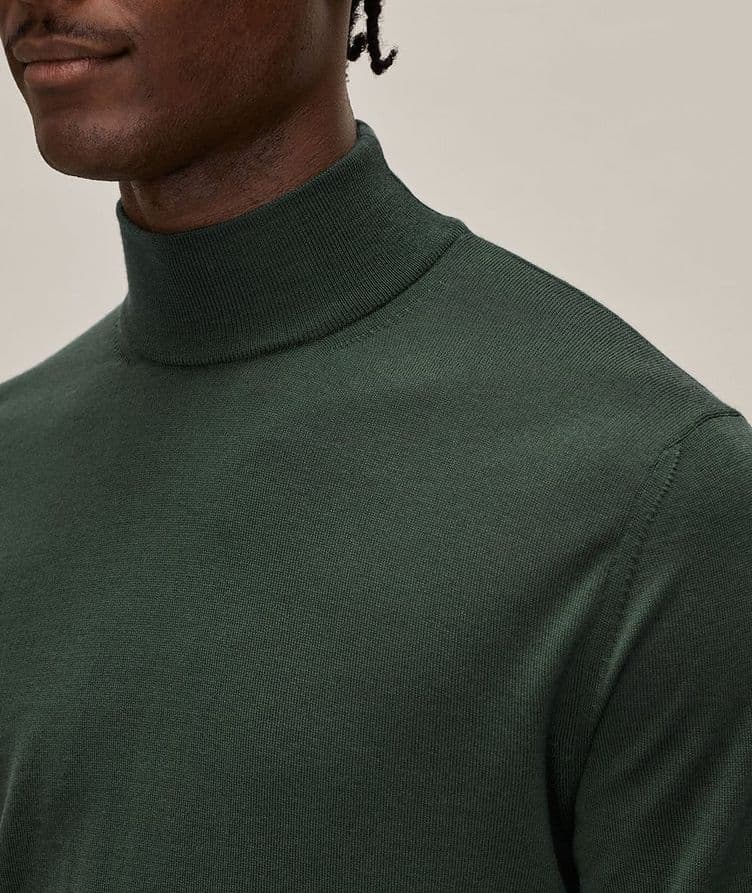 Merino Wool Mock Neck Sweater image 3