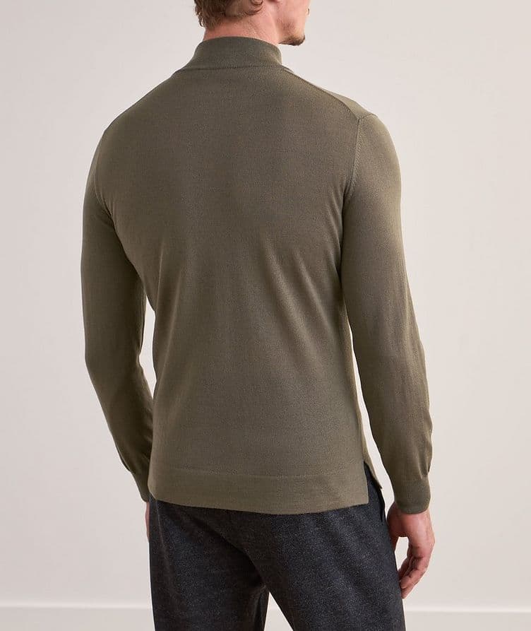 Merino Wool Mock Neck Sweater image 2