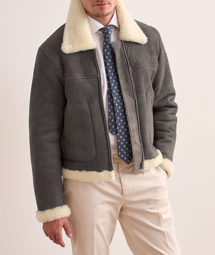 Shearling Lamb Skin Jacket  image 1