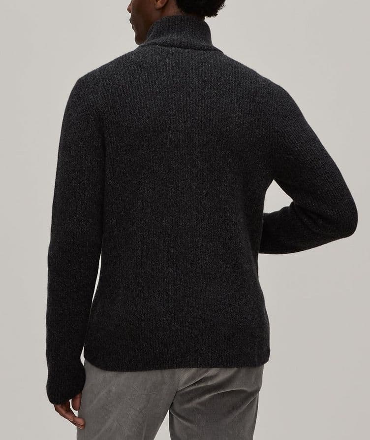 Wool-Cashmere Blend Full Zip Sweater image 2