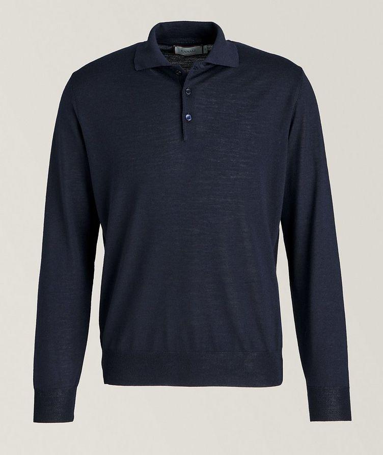 Merino Wool Knitted Polo image 0