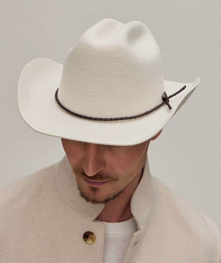 Chapeau de cowboy en laine image 4