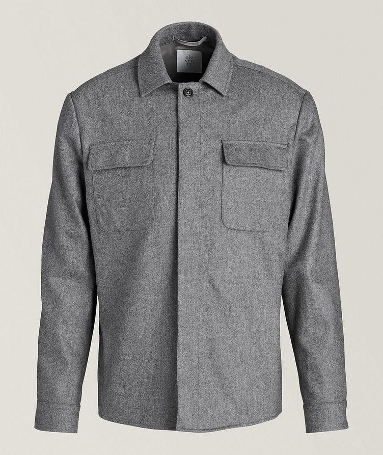 Wool-Cashmere Stretch Overshirt  image 0